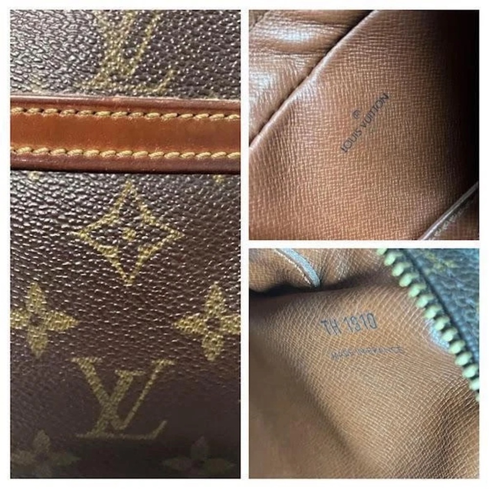 Louis Vuitton Dark Brown Monogram Toiletry Bag Unisex - Picture 7 of 9